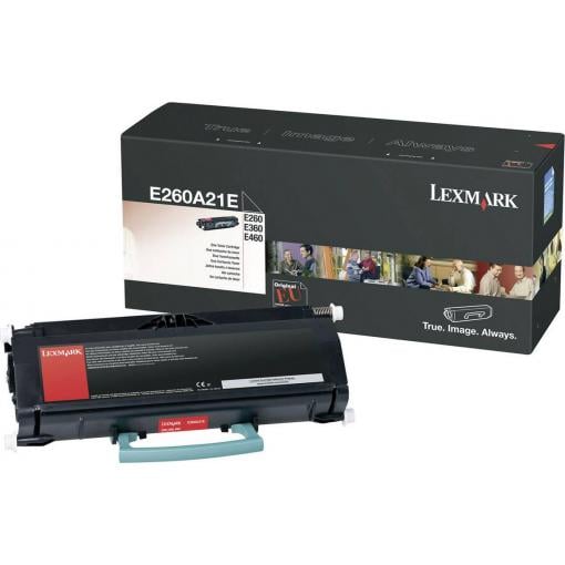 Lexmark Toner E260 E360 E460 E462 originál černá 3500 Seiten E260A31E