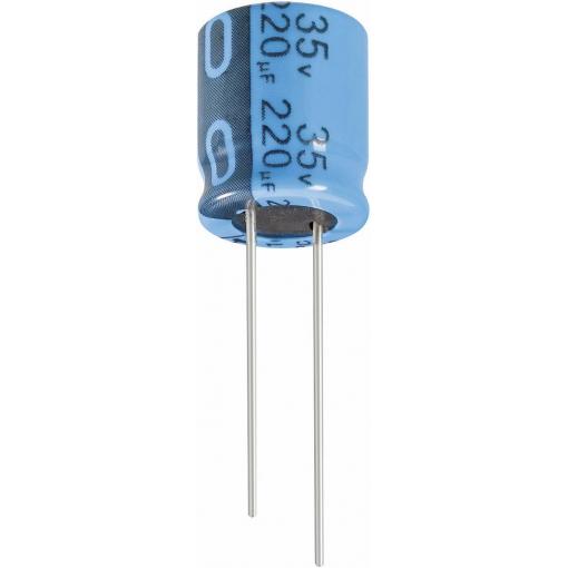 Jianghai ECR1EPT221MFF350811 elektrolytický kondenzátor radiální 3.5 mm 220 µF 25 V 20 % (Ø x v) 8 mm x 11.5 mm 1 ks