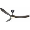 CasaFan ECO GENUINO-L 152 MS-NB stropní ventilátor 16.5 W (Ø x v) 1520 mm x 340 mm černá (matná) s dálkovým ovládáním, vhodný i pro zimní provoz