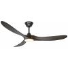 CasaFan ECO GENUINO-L 152 MS-NB stropní ventilátor 16.5 W (Ø x v) 1520 mm x 340 mm černá (matná) s dálkovým ovládáním, vhodný i pro zimní provoz