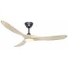 CasaFan ECO GENUINO-L 152 MS-NT stropní ventilátor 16.5 W (Ø x v) 1520 mm x 340 mm černá (matná) s dálkovým ovládáním, vhodný i pro zimní provoz