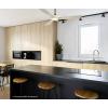 CasaFan ECO GENUINO-L 152 MS-NT stropní ventilátor 16.5 W (Ø x v) 1520 mm x 340 mm černá (matná) s dálkovým ovládáním, vhodný i pro zimní provoz