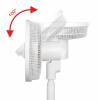 CasaFan AIROS ECO SV 35 WE stojanový ventilátor 90 W (Ø x v) 35 cm x 1350 mm bílá s dálkovým ovládáním, s časovačem, otočný, výškově nastaveitelné