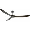 CasaFan ECO GENUINO 180 BN-NB stropní ventilátor 30 W (Ø x v) 1800 mm x 290 mm chrom s dálkovým ovládáním, vhodný i pro zimní provoz