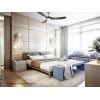 CasaFan ECO GENUINO-L 152 BN-NB stropní ventilátor 16.5 W (Ø x v) 1520 mm x 340 mm chrom s dálkovým ovládáním, vhodný i pro zimní provoz