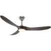 CasaFan ECO GENUINO-L 152 BN-NB stropní ventilátor 16.5 W (Ø x v) 1520 mm x 340 mm chrom s dálkovým ovládáním, vhodný i pro zimní provoz