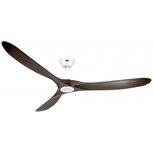 CasaFan ECO GENUINO 180 MW-NB stropní ventilátor 30 W (Ø x v) 1800 mm x 290 mm bílá (matná) s dálkovým ovládáním, vhodný i pro zimní provoz