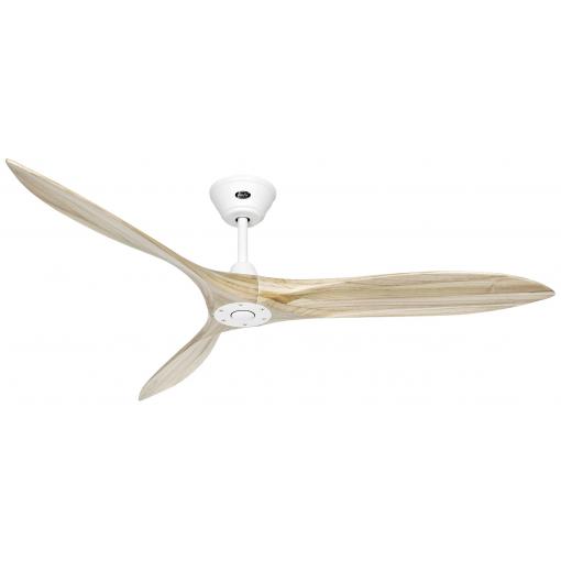 CasaFan ECO AIRSCREW 152 MW-NT stropní ventilátor 28 W (Ø x v) 1520 mm x 275 mm bílá (matná) s dálkovým ovládáním, vhodný i pro zimní provoz