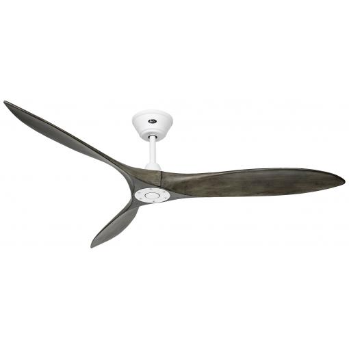 CasaFan ECO AIRSCREW 152 MW-GW stropní ventilátor 28 W (Ø x v) 1520 mm x 275 mm bílá (matná) s dálkovým ovládáním, vhodný i pro zimní provoz