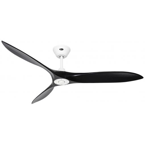 CasaFan ECO AIRSCREW 152 MW-MS stropní ventilátor 28 W (Ø x v) 1520 mm x 275 mm bílá (matná) s dálkovým ovládáním, vhodný i pro zimní provoz