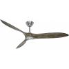 CasaFan ECO AIRSCREW 152 BN-GW stropní ventilátor 28 W (Ø x v) 1520 mm x 275 mm chrom s dálkovým ovládáním, vhodný i pro zimní provoz