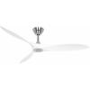 CasaFan ECO AIRSCREW 152 BN-MW stropní ventilátor 28 W (Ø x v) 1520 mm x 275 mm chrom s dálkovým ovládáním, vhodný i pro zimní provoz
