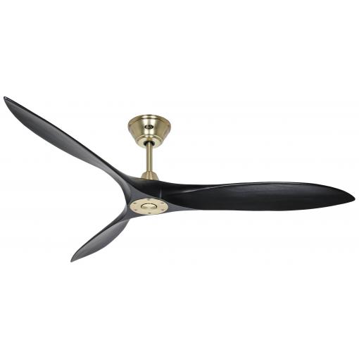 CasaFan ECO AIRSCREW 152 MG-MS stropní ventilátor 28 W (Ø x v) 1520 mm x 275 mm mosaz s dálkovým ovládáním, vhodný i pro zimní provoz