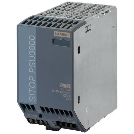 Siemens 6EP34248UB000AY0 síťový zdroj na DIN lištu 12 V/DC 20 A Počet výstupů:1 x Obsah 1 ks