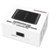AXAGON ADSA-D25 USB 3.2 (Gen 1x1) SATA 6 Gb/s dokovací stanice pro pevný disk 2.5 palec s funkcí klonování