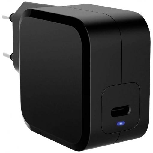 Value USB nabíječka, 1x USB-C®, 45 W, černá