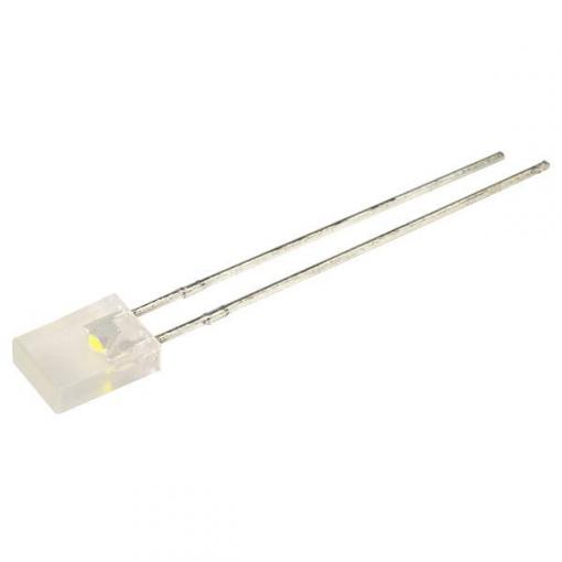 Kingbright LED s vývody bílá hranatý 2 x 5 mm 150 mcd 110 ° 30 mA 3.2 V
