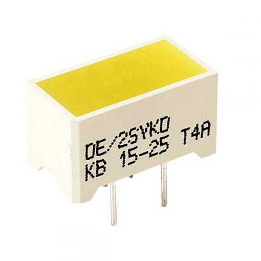 Kingbright DE/2SYKD LED bargraf 2násobný žlutá (d x š x v) 14 x 7.5 x 8 mm