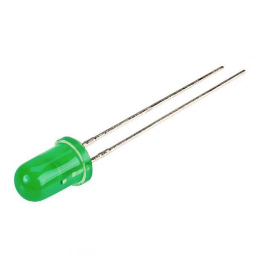 Kingbright L-7113GD-5V LED s vývody zelená kulatý 5 mm 20 mcd 30 ° 11.5 mA 5 V