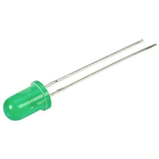 Kingbright L-7113LGD LED s vývody zelená kulatý 5 mm 2 mcd 30 ° 25 mA 1.9 V
