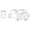 Kingbright L-53GD-5V LED s vývody zelená kulatý 5 mm 25 mcd 30 ° 11.5 mA 6 V