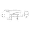 Kingbright L-53GD-5V LED s vývody zelená kulatý 5 mm 25 mcd 30 ° 11.5 mA 6 V