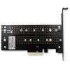 AXAGON PCEM2-D karta PCI-Express PCIe Vhodný pro (SSD): 2230, 2242, 2260, 2280, 22110