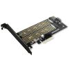 AXAGON PCEM2-D karta PCI-Express PCIe Vhodný pro (SSD): 2230, 2242, 2260, 2280, 22110