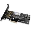 AXAGON PCEM2-D karta PCI-Express PCIe Vhodný pro (SSD): 2230, 2242, 2260, 2280, 22110