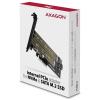 AXAGON PCEM2-D karta PCI-Express PCIe Vhodný pro (SSD): 2230, 2242, 2260, 2280, 22110