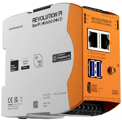 Revolution Pi by Kunbus RevolutionPi Connect 4 PR100380 rozšiřující modul pro PLC 24 V/DC