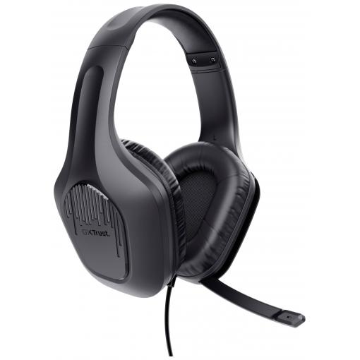 Trust GXT415 ZIROX Headset uzavřená (Over Ear) kabelová stereo černá Gaming