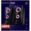 Trust GXT606B JAVV RGB PC reproduktory kabelový 12 W černá