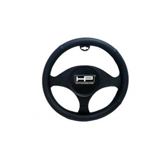 HP Autozubehör potah na volant (Ø x v) 40.5 cm x 3.5 cm pravá kůže černá 37 - 39 cm