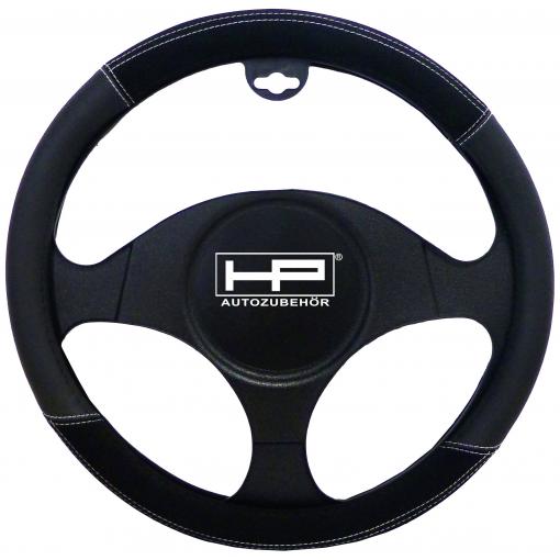 HP Autozubehör (Ø x v) 39 cm x 4 cm velur, umělá kůže černá 37 - 39 cm