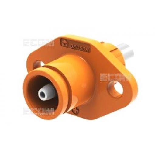 Vysokonapěťová zásuvka ESS-50A-06-C-OR, 1000 V / 50 A, 6 mm²