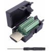Quadrios 2010C262 HDMI konektor zástrčka, rovná Pólů: 20 černá 1 sada