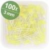 Quadrios sada LED žlutá 3 mm 20 mA 2.0 V