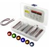 Quadrios sada LED červená, zelená, žlutá, modrá, bílá, jantarová 120 ° 20 mA 3.0 V