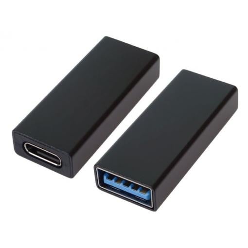 Redukce USB-C Female na USB 3.0 typ A Female, aluminium, černá