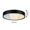 Paulmann 71086 Tega LED stropní svítidlo LED 22.5 W černá (matná)