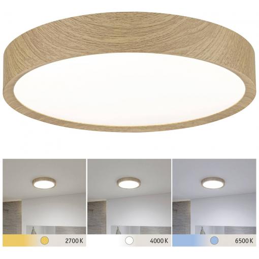 Paulmann 71085 Tega LED stropní svítidlo LED 22.5 W dřevo