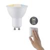 Paulmann 28797 LED Energetická třída (EEK2021) G (A - G) GU10 5.9 W teplá bílá (Ø x v) 50 mm x 56 mm 1 ks