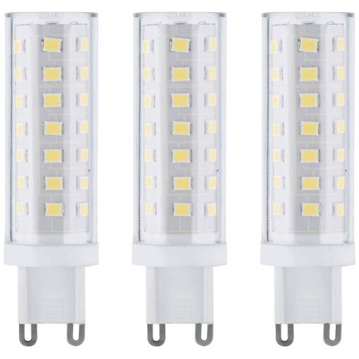 Paulmann 28801 LED Energetická třída (EEK2021) F (A - G) G9 5 W neutrální bílá (Ø x v) 18 mm x 70 mm 3 ks