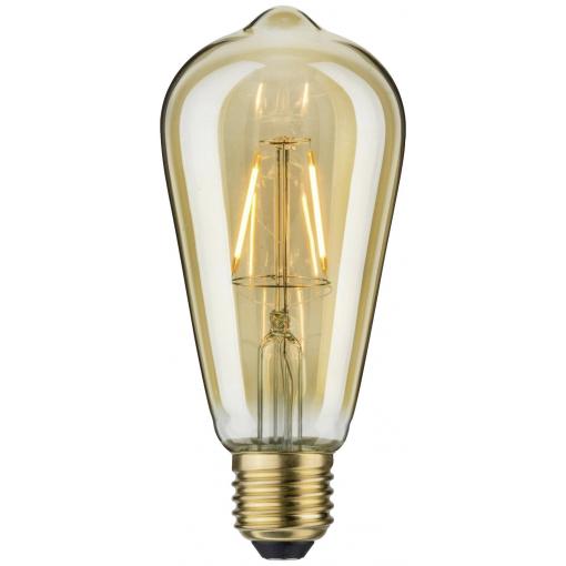 Paulmann 28406 LED E27 válcový tvar 2.7 W zlatá (Ø x v) 64 mm x 145 mm 1 ks
