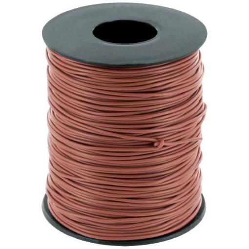 econ connect KL014BR100 lanko/ licna, 1 x 0.14 mm², hnědá, 100 m