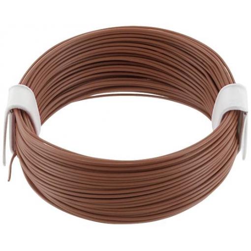 econ connect KL004BR10 lanko/ licna, 1 x 0.04 mm², hnědá, 10 m
