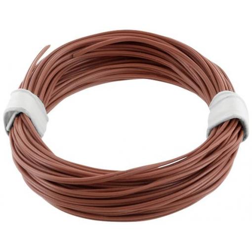 econ connect KZL2X008BR5 lanko/ licna 2 x 0.08 mm² hnědá 5 m
