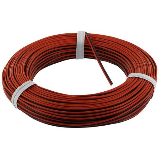 econ connect KZL2X014RTSW25 lanko/ licna 2 x 0.14 mm² červená, černá 25 m
