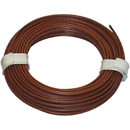 econ connect ZKL014BR5 lanko/ licna 2 x 0.14 mm² hnědá 5 m